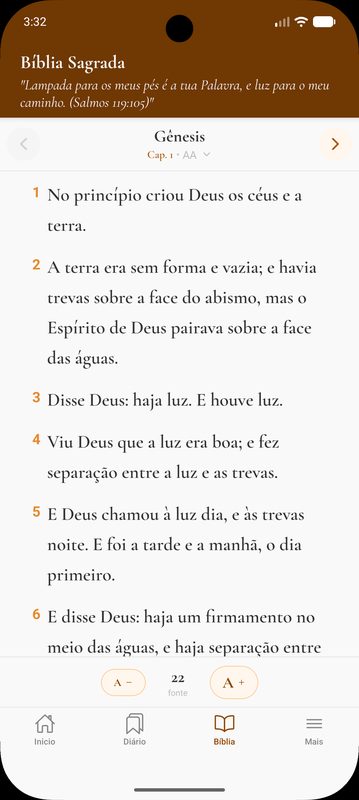 Tela do Inspira-me — Devocionais